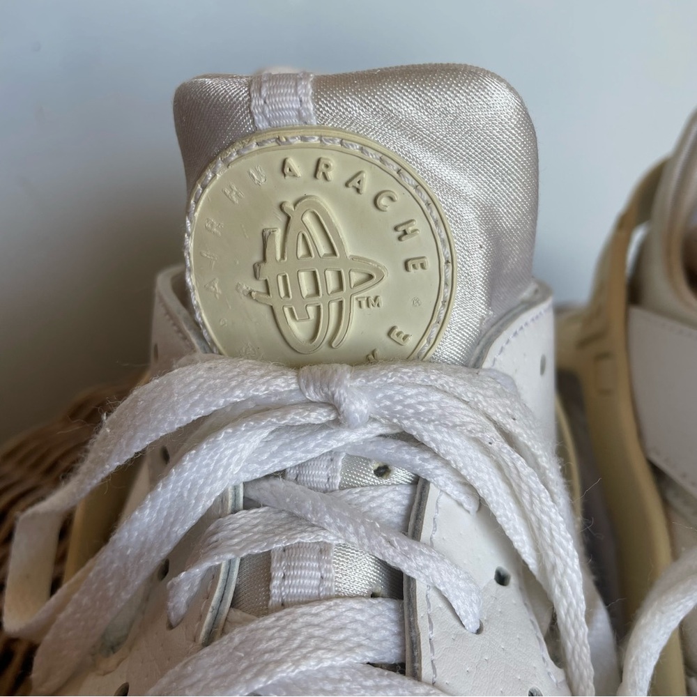 Nike Air Huarache Men Shoes size 12 white/cream - Picture 8 of 16